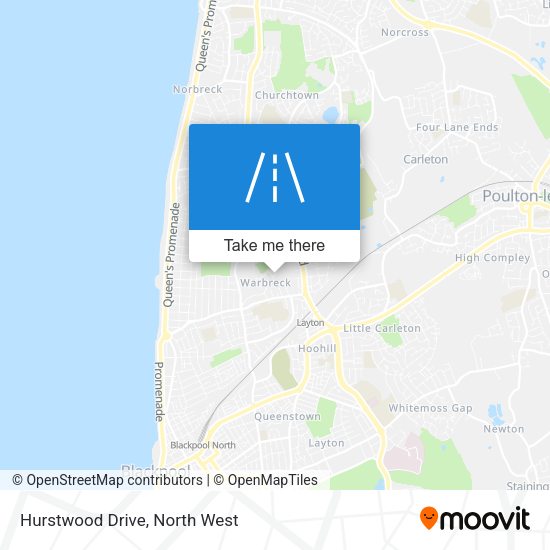 Hurstwood Drive map