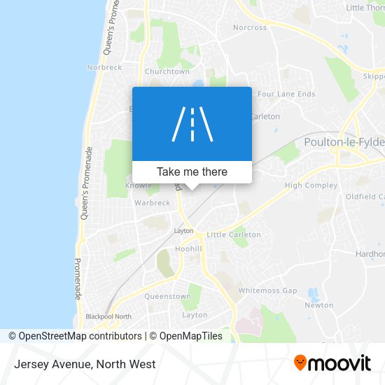 Jersey Avenue map
