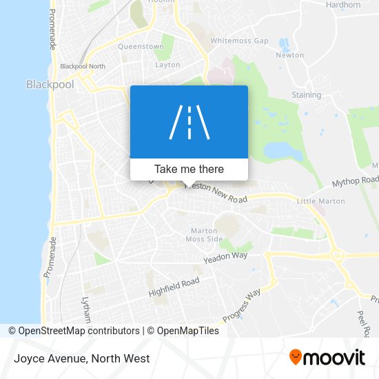 Joyce Avenue map