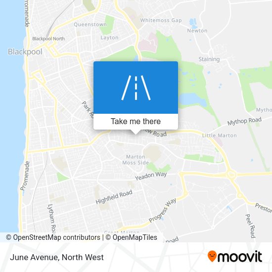 June Avenue map