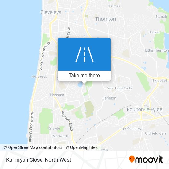 Kairnryan Close map