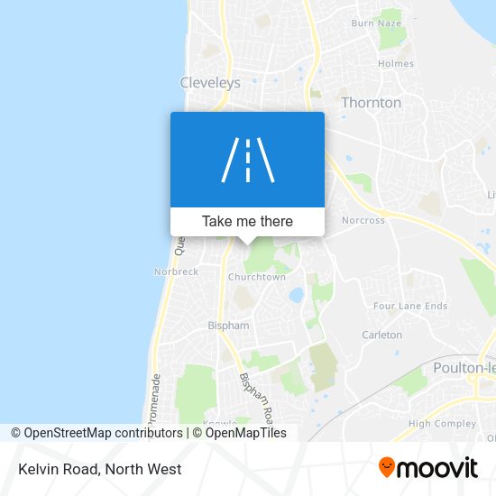 Kelvin Road map