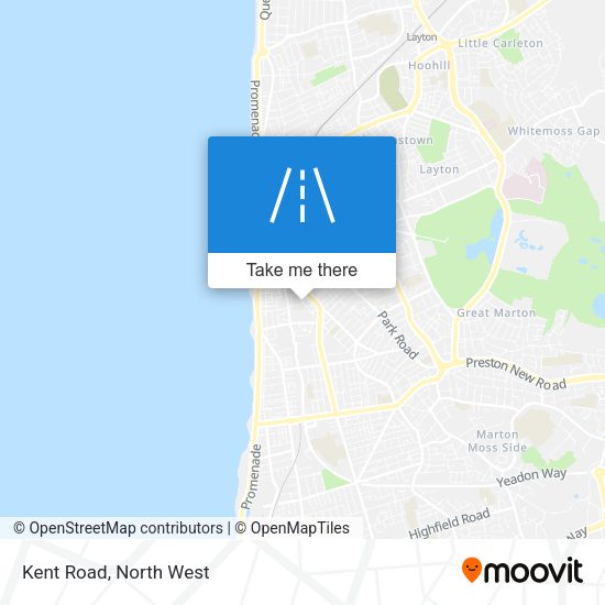 Kent Road map