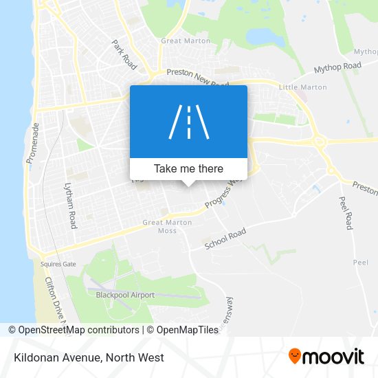 Kildonan Avenue map