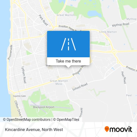 Kincardine Avenue map