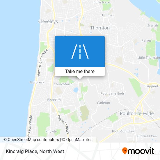 Kincraig Place map