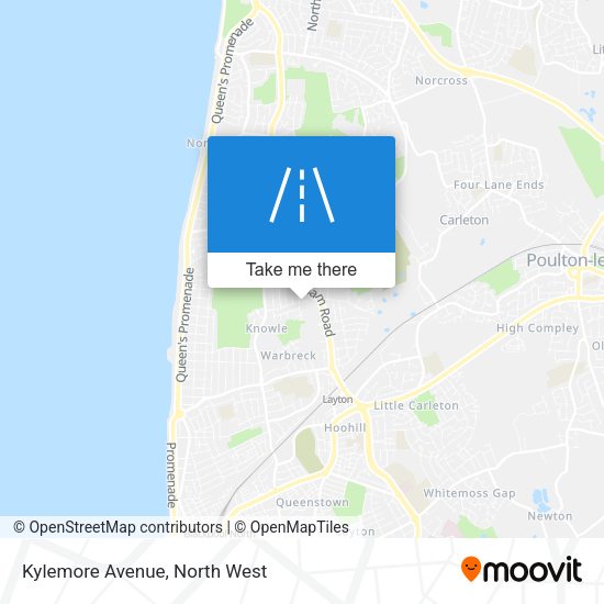 Kylemore Avenue map