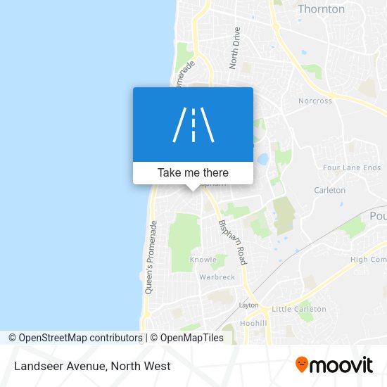 Landseer Avenue map