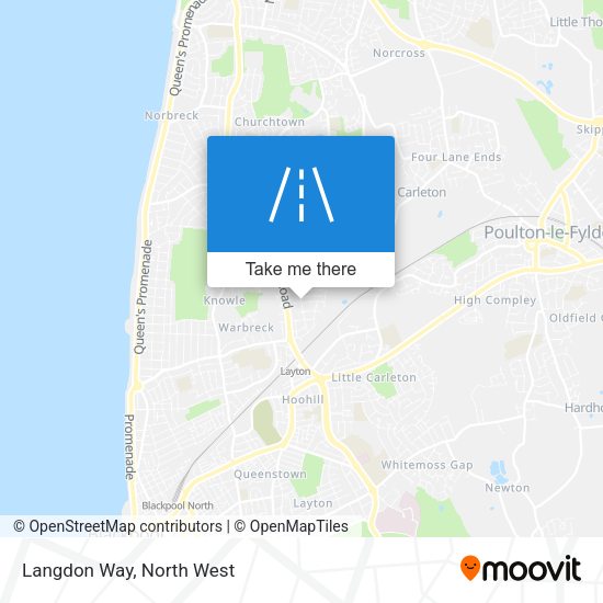 Langdon Way map
