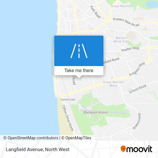 Langfield Avenue map