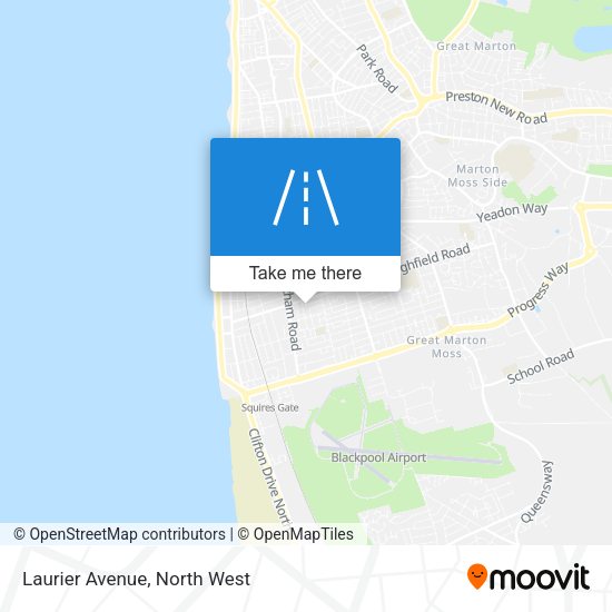 Laurier Avenue map