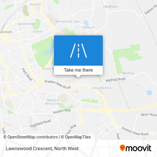 Lawnswood Crescent map
