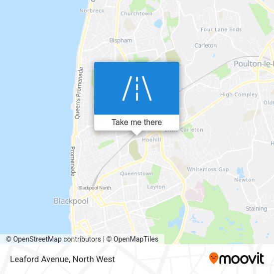 Leaford Avenue map