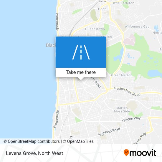 Levens Grove map