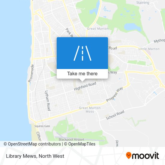 Library Mews map