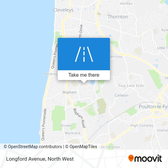 Longford Avenue map