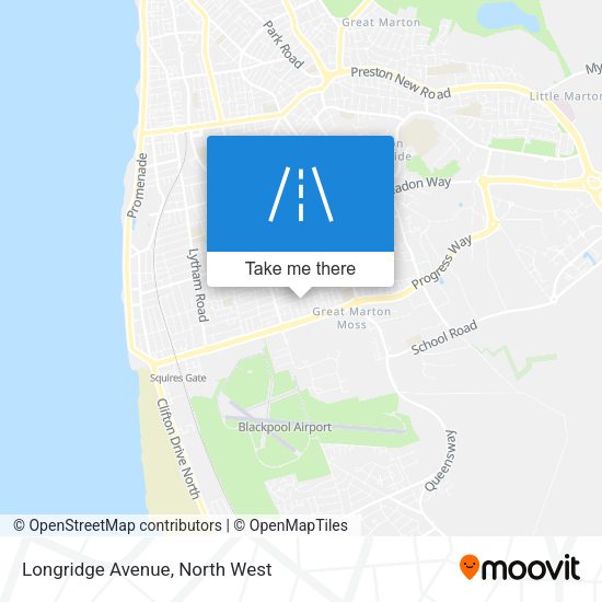 Longridge Avenue map