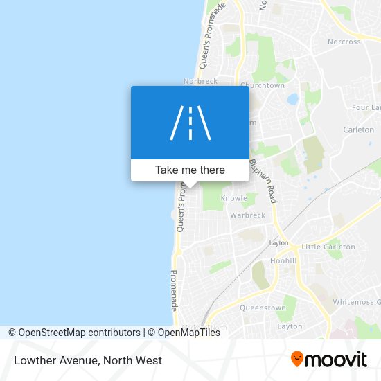 Lowther Avenue map