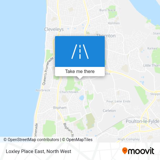 Loxley Place East map