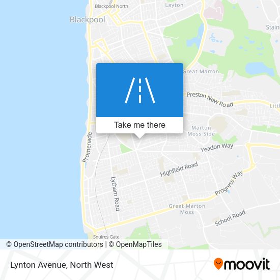 Lynton Avenue map
