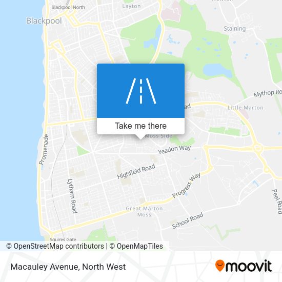 Macauley Avenue map