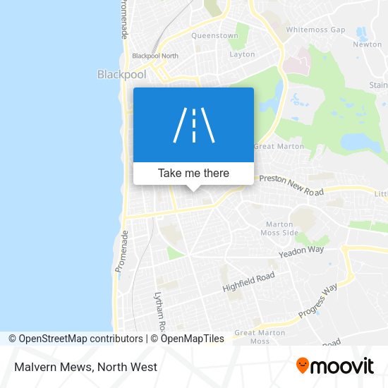Malvern Mews map