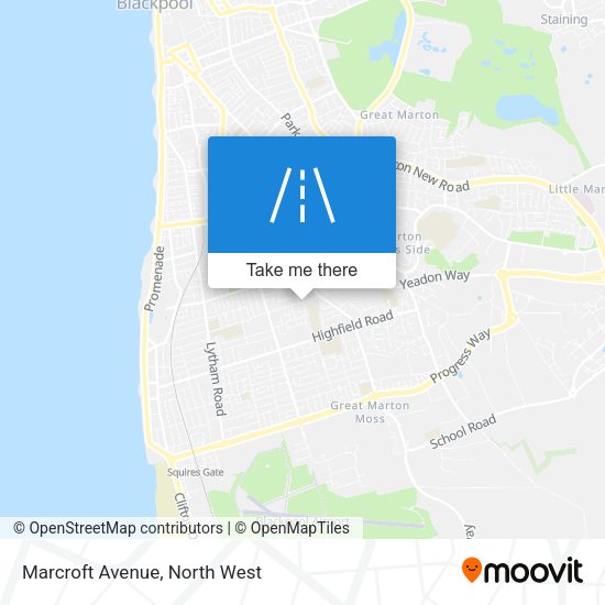 Marcroft Avenue map