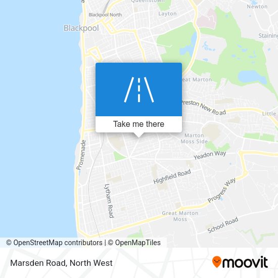 Marsden Road map