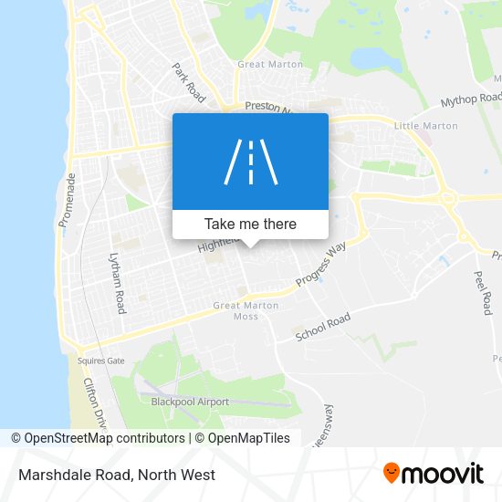 Marshdale Road map