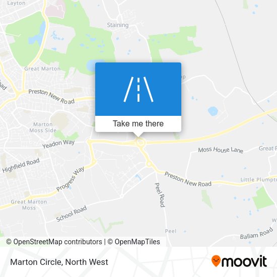 Marton Circle map