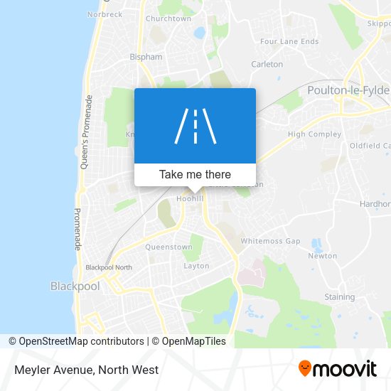 Meyler Avenue map