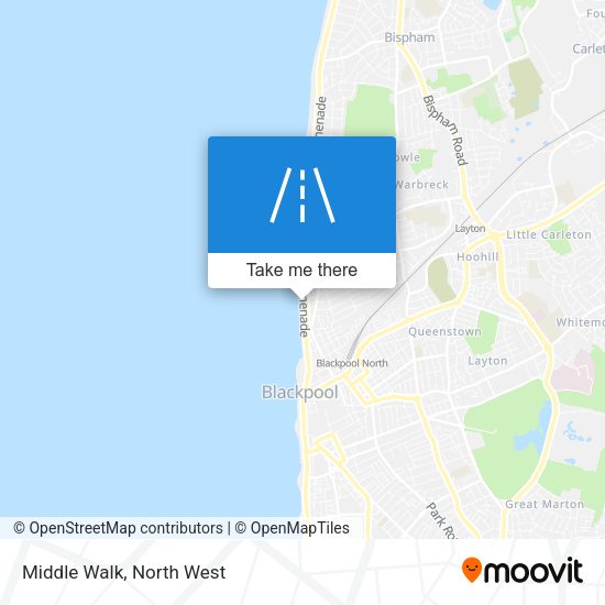 Middle Walk map
