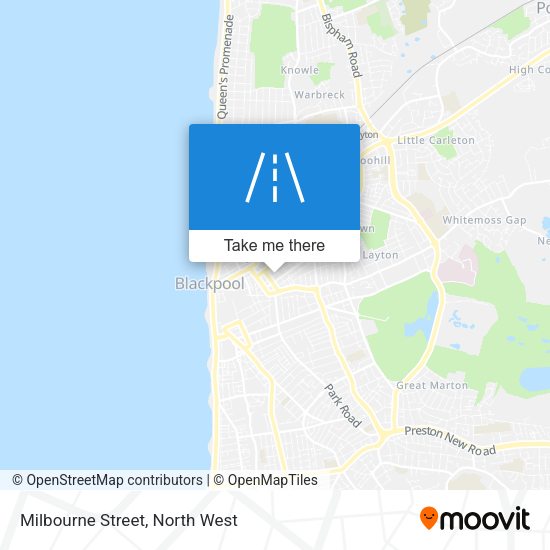 Milbourne Street map