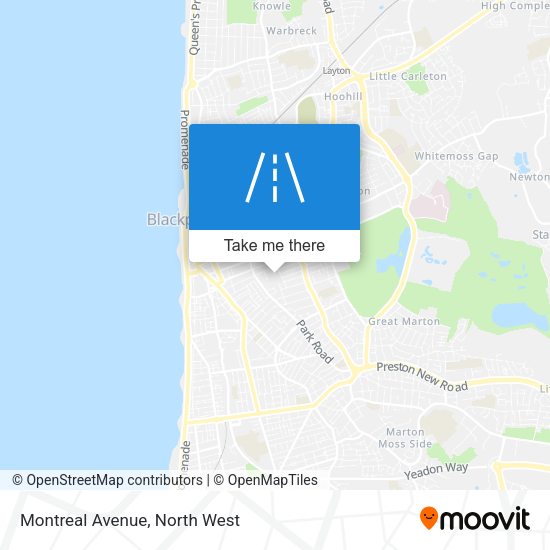Montreal Avenue map