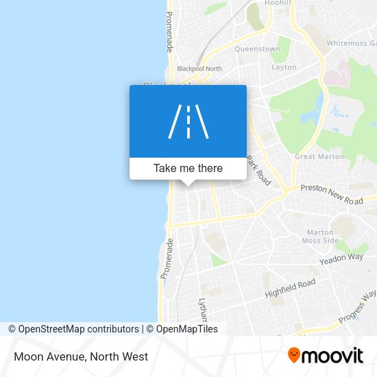 Moon Avenue map