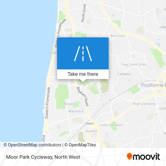 Moor Park Cycleway map