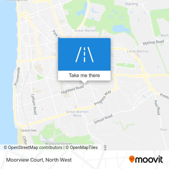 Moorview Court map