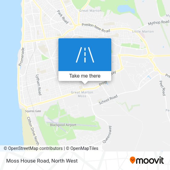 Moss House Road map