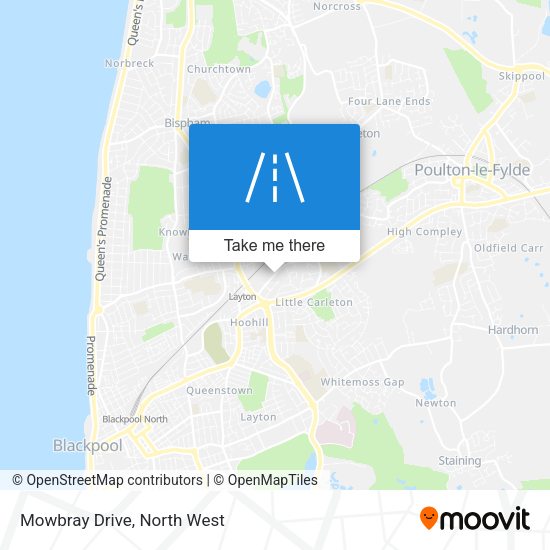 Mowbray Drive map