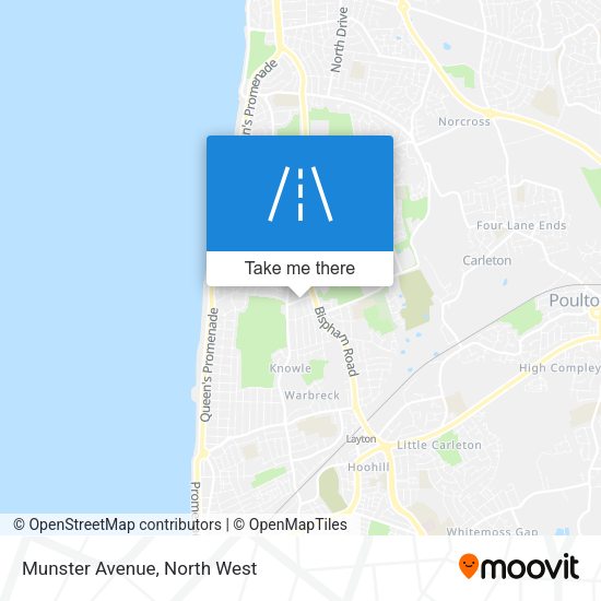 Munster Avenue map