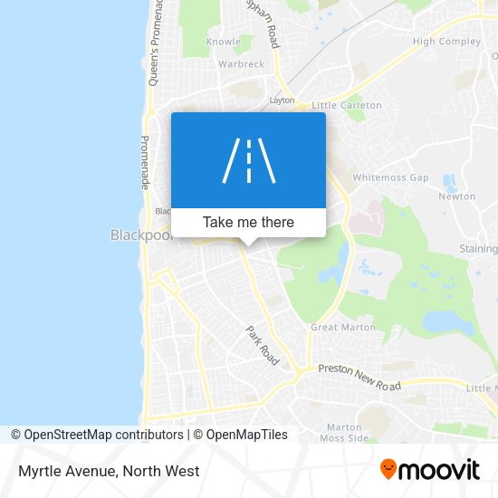 Myrtle Avenue map