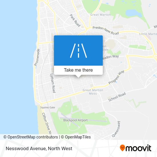 Nesswood Avenue map
