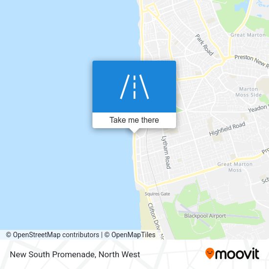 New South Promenade map