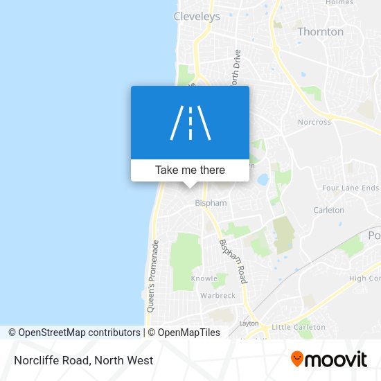 Norcliffe Road map
