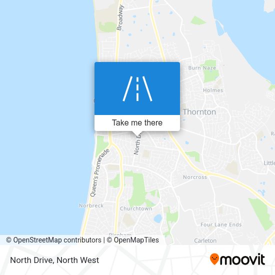 North Drive map