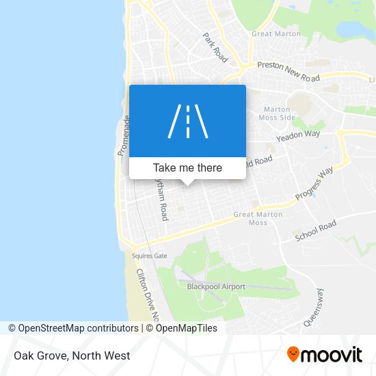 Oak Grove map