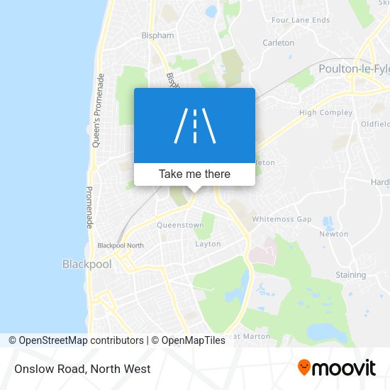 Onslow Road map