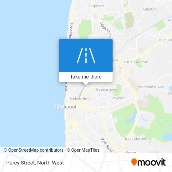 Percy Street map