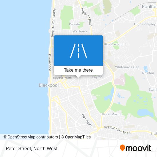 Peter Street map