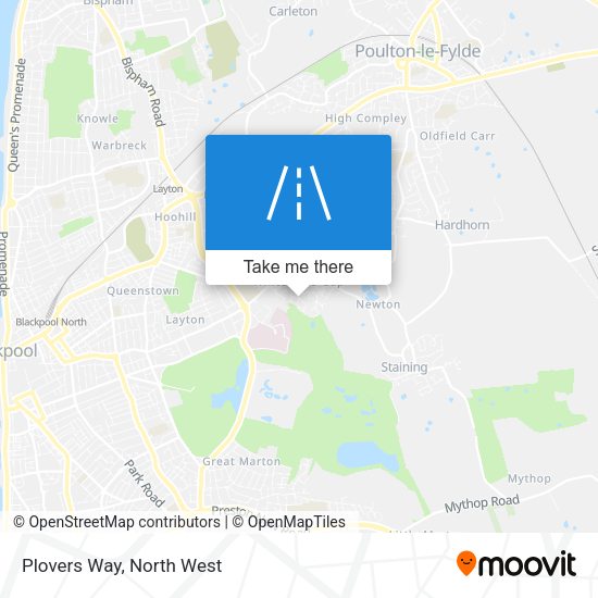 Plovers Way map